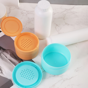 Logo personnalisé populaire de haute qualité 100ml/200ml/250ml HDPE en plastique vide personnalisé coloré bébé talc poudre bouteilles et canettes - Product Image 5