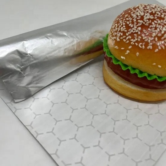 Customizable Eco-Friendly Food Grade Oil and Moisture Resistant Honeycomb/ Kraft/Hamburger/Wrapping/Packaging Paper