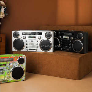 Cổ Điển 80S Phong Cách Retro Hifi Stereo Trình Phát CD Cassette Cổ Điển Ghi Máy Nghe Nhạc Aux Trong Đài Phát Thanh AM FM SD USB Boombox - Product Image 4