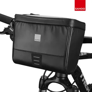 Sahoo旅行系列112049防水触摸屏车把包自行车自行车主轴箱面板篮地图手机摄像头