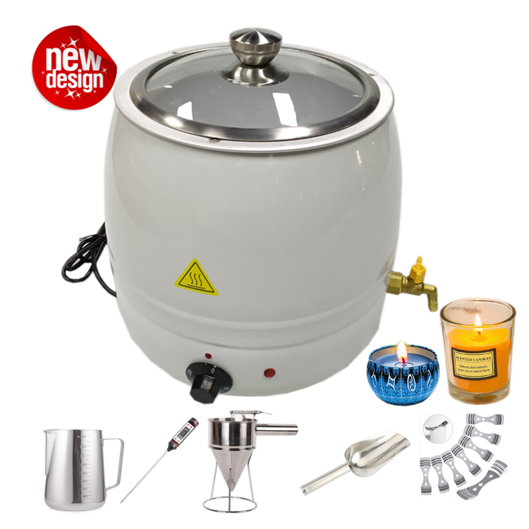 Набор для изготовления свечей из нержавеющей стали белого цвета, 10 л