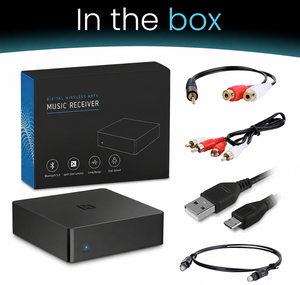 <span class=keywords><strong>Receptor</strong></span> de Música Bluetooth <span class=keywords><strong>5.1</strong></span> <span class=keywords><strong>con</strong></span> DAC Integrado, AptX HD, AptX LL, AptX para <span class=keywords><strong>Receptor</strong></span> <span class=keywords><strong>AV</strong></span>, Amplificador Estéreo, Adaptador Inalámbrico - Product Image 1