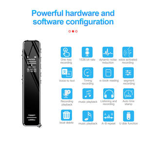 4 GB Professional Long <b>Time</b> <b>Recording</b> Device High Definition Sound Quality Digital Voice Recorder with MP3 Player Function - Product Image 4