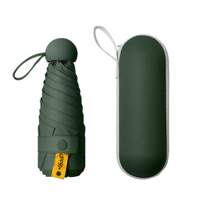 Mini Capsule Umbrella 5-Fold Sun Protection UV Protection Folding Umbrella For Sunny And Rainy Days Gift Advertising Umbrella - Product Image 2
