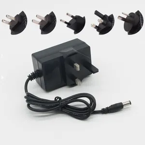 US EU UK AU spina a muro adattatore 5V 6V 9V 12V 24V 0.5A 1.5A 2A 3A AC DC adattatore 5W 10W adattatore