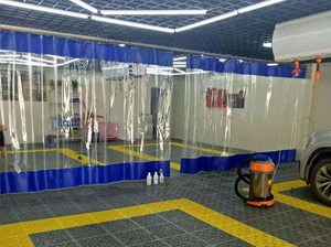 Cortina Insonorizante para Lavado de Autos, Cortina Transparente de PVC, Panel Transparente, Cortinas Industriales de Plástico para <span class=keywords><strong>Terraza</strong></span> - Product Image 1