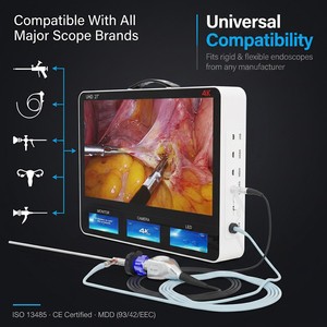 Sistema de Cámara Quirúrgica Portátil Todo en Uno Ocean 4K UHD con Pantalla Táctil, Grabador de Video, Laparoscopia, ORL, Artroscopia P 002 Ocean 4K U - Product Image 1