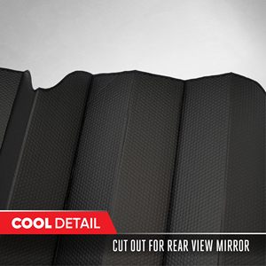 Black Double Layer UV protection Car Front <b>Window</b> Sunshade Foldable Sunshade for Universal Cars - Product Image 4