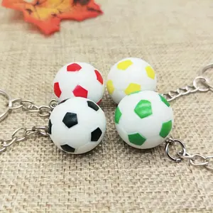 Custom Silicone Football Soccer Soft Pvc Keychain for Party Favors School Carnival Reward Gift Advertising Souvenir
