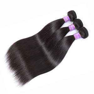 ผมต่อแบบเส้นตรง 7A เกรดแอฟริกัน น้ำหนัก 50 กรัม แบบ Double Drawn Remy Virgin  จัดเรียงเกล็ดผม ขายส่ง - Product Image 3