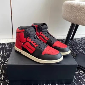 Baskets montantes rétro de luxe de créateur en maille unisexe, chaussures de sport décontractées, de course, de marche et de basketball personnalisées, antidérapantes pour hommes - Product Image 1