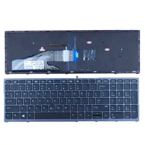 HP Zbook 15 G3 G4 17 G3 G4 시리즈 미국 키보드 용 HK-HHT 노트북 키보드
