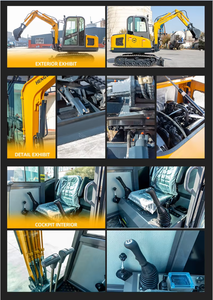 Mini-excavatrice sur chenilles HW-25 2,2 tonnes EPA/EURO VI, petite pelle multifonctionnelle pour travaux agricoles, <span class=keywords><strong>de</strong></span> jardinage et d'ingénierie municipale, faible entretien - Product Image 4