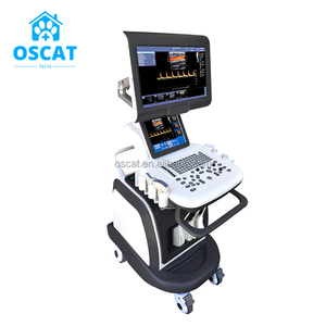 Sistem Diagnostik USG Veteriner OSCAT 4D, Mesin <span class=keywords><strong>Doppler</strong></span> Warna dengan Troli Medis, Peralatan Dokter Hewan - Product Image 6