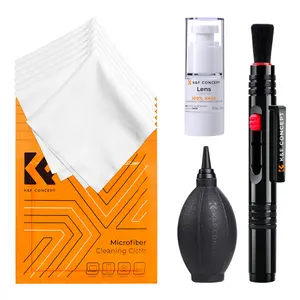 K & F Concetto occhiali penna di pulizia del sensore del corpo della fotocamera panno di pulizia tampone kit per la macchina fotografica