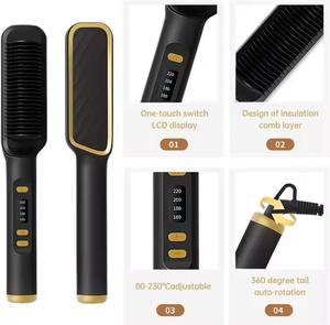 แปรงหวีผมไ<span class=keywords><strong>ฟ</strong></span><span class=keywords><strong>ฟ</strong></span>้า หวีลมร้อน เครื่องหนีบผมตรง เครื่องจัดแต่งทรงผมอเนกประสงค์ แปรงลมร้อน ที่หนีบผมตรง - Product Image 4