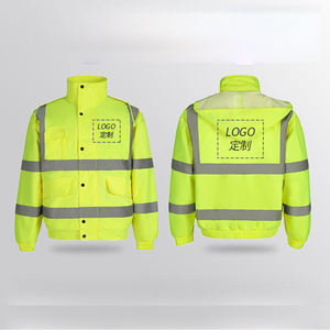 कस्टम बड़े आकार के पुरुषों के शीतकालीन ऑक्सबर्ड कपड़े जैकेट क्रॉस-बॉर्डर वाटरप्रूफ प्रिंट करने योग्य सुरक्षा कपड़े कम प्रतिबिंबित - Product Image 3