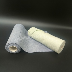 Paño de Limpieza Superabsorbente con Logotipo Personalizado al por Mayor para Cocina y Automóvil, Rollo de Paño de Limpieza - Product Image 1