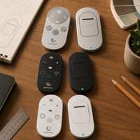 Télécommande intelligente pour maison connectée, code fixe personnalisable, ventilateur en plastique RCT3007, compatible OEM et ODM