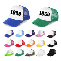 HTPmart Sublimation Polyester Réglable Mesh Cap Personnalisé Blanc Sport Chapeau Impression Respirant Cap pour Adultes Enfants Jeunes
