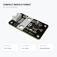 Module d'horloge temps réel RTC DS1307, module électronique I2C avec batterie de secours pour projets de synchronisation Arduino