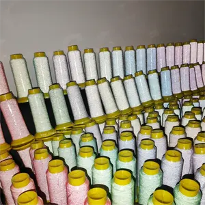 High Light Reflector Yarn Stitching Thread Polyester Reflective Thread For Embroidery
