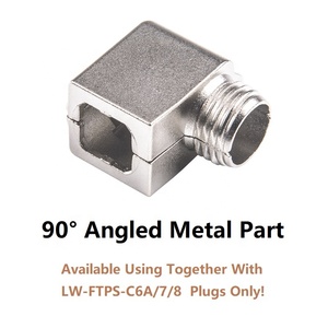 Linkwylan 10g cat6A <span class=keywords><strong>90</strong></span> độ Angled toolless chấm dứt cắm RJ45 shielded lĩnh vực Kết nối công cụ miễn phí <span class=keywords><strong>Ethernet</strong></span> kết nối - Product Image 5