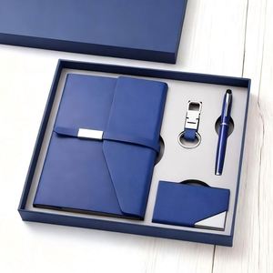 Promotional Business Gifts Corporate Gift <b>Set</b> for Employees Annual Events-Luxury Handmade Embossed A5 Paper <b>Notebook</b> <b>Set</b> Custom - Product Image 1
