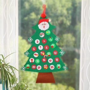 The explosion <span class=keywords><strong>Amazon</strong></span> calendar creative Christmas Non-woven pendant Christmas pendant Christmas countdown calendar - Product Image 1