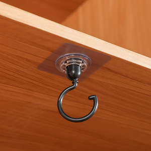 Adhesive Hooks Single Hook 1-3kg Load Capacity For Cabinet Ceiling Mounting No Drilling Required Household Use - Product Image 3