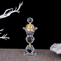 Vente en gros de beaux brûleurs d'encens arabes du Moyen-Orient, décoration intérieure créative en cristal de verre, Offre Spéciale d'impression laser sculptée