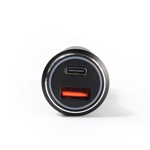 Cargador de Coche Rápido HNT de Doble Puerto 12-24V PD 30W y QC3.0 18W, Carga Rápida Universal <span class=keywords><strong>USB</strong></span> para Teléfonos, iPad, Adaptador Mini de 48W, OVP, OCP - Product Image 3