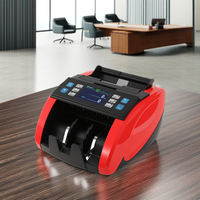 Compteur de billets multi-devises avec détecteur de faux billets (polymeres LYD XOF USD EUR) – Qualité professionnelle, vitesse de comptage 1000 pièces