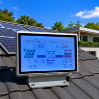 Contrôleur de charge solaire MPPT 60A, contrôleur d'éclairage, écran LCD, communication RS485, 12V/24V/36V/48V, plomb-acide/lithium/LiFePO4