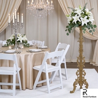 Chaise pliante classique Wimbledon en plastique, siège rembourré, portable et empilable, idéale pour hôtels, mariages et jardins – Meilleure vente