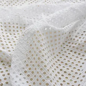 New collection 100% cotton embroidery lace fabric
