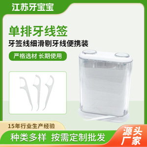 Hilos dentales individuales en caja, hilos dentales desechables, paquete familiar para cuidado bucal, caja individual de hilos dentales. - Product Image 5