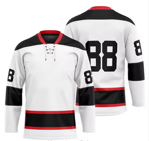 Magliette di Hockey all'ingrosso di alta qualità a buon mercato di sublimazione Hockey maglia sportiva uniforme manica lunga Hockey sublimazione camicia sportiva - Product Image 3