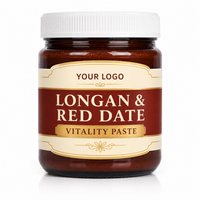 Pâte énergétique quotidienne à base de datte rouge et de longane pour un soutien immunitaire sain, pâte à base de plantes nutritive de haute qualité