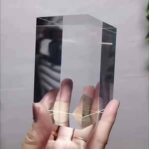 K9 Em Branco 3D Foto Quadro Bloco De Cristal Cubos De Cristal Óptico Prisma Em Branco Cubo De Cristal Óptico Paperweight - Product Image 5