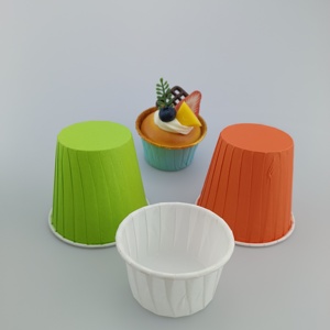 Venta al por mayor de fábrica: Forros para cupcakes y pan de la marca <span class=keywords><strong>KaIKe</strong></span>, de pulpa de madera de grado alimenticio, sin recubrimiento, resistentes al calor, a granel, engrosados y a prueba de grasa. - Product Image 6
