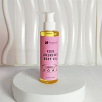 Produit Naturel, Faible MOQ, Meilleures Ventes, Kit de Soins Éclaircissants pour la Peau Clean Beauty, Huile Corporelle Luxueuse à la Rose, Excellent Prix