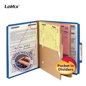 2025 xu hướng 2inch mở rộng thư Kích thước 10 mỗi hộp 2 ngăn túi pressboard phân loại thư mục tập tin với ốc vít - Product Image 2