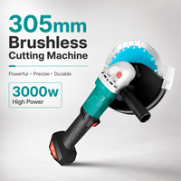 Machine de découpe électrique sans balais 3000W, scie à béton robuste de 305 mm