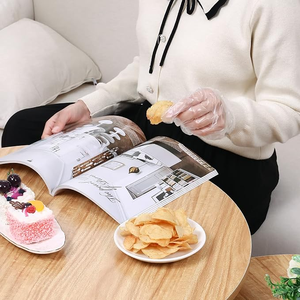 Одноразовые пластиковые упаковочные перчатки для обработки пищевых продуктов, безопасные для приготовления пищи одноразовые перчатки для приготовления пищи - Product Image 5