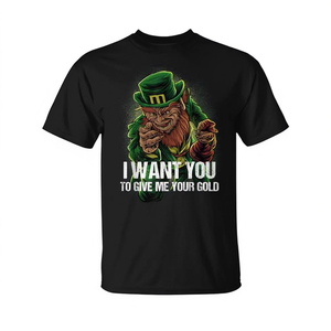 Leprechaun, quiero que me dejes tu camiseta dorada del Día de San Patricio - Product Image 2