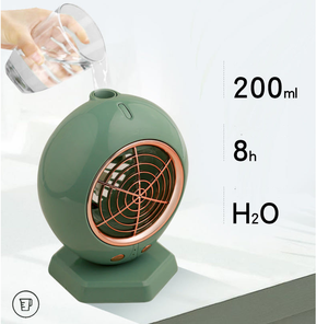 Wholesale Home Charging Table Small Mini Air Conditioning Fan Dormitory Humidification Spray Cooling - Product Image 3