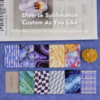 Étui porte-cartes PC vierge personnalisé Subbank pour sublimation, avec ouvertures latérales et supérieures, pour accessoires quotidiens et impression thermique