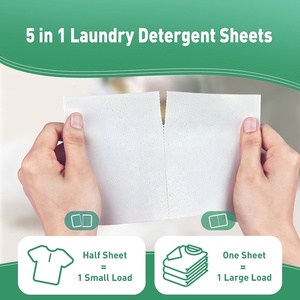 SANYUAN Private Label Eco-Friendly Laundry <b>Detergent</b> Sheets Gentle Hypoallergenic Natural Super Concentrated - Product Image 6