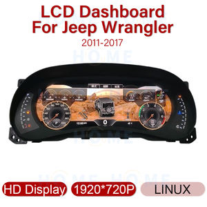 Tableau de bord virtuel cockpit tableau de bord numérique LCD compteur de vitesse écran de contrôle central adapté pour <span class=keywords><strong>Jeep</strong></span> <span class=keywords><strong>Wrangler</strong></span> 2011-2017 - Product Image 2